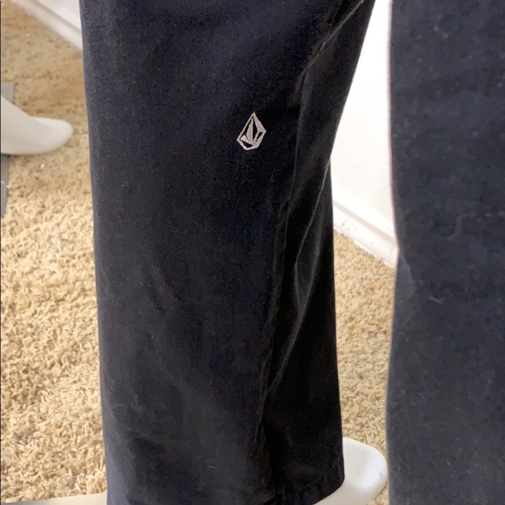 Men’s black Volcom relaxed fit pants size 38 - Picture 7 of 8